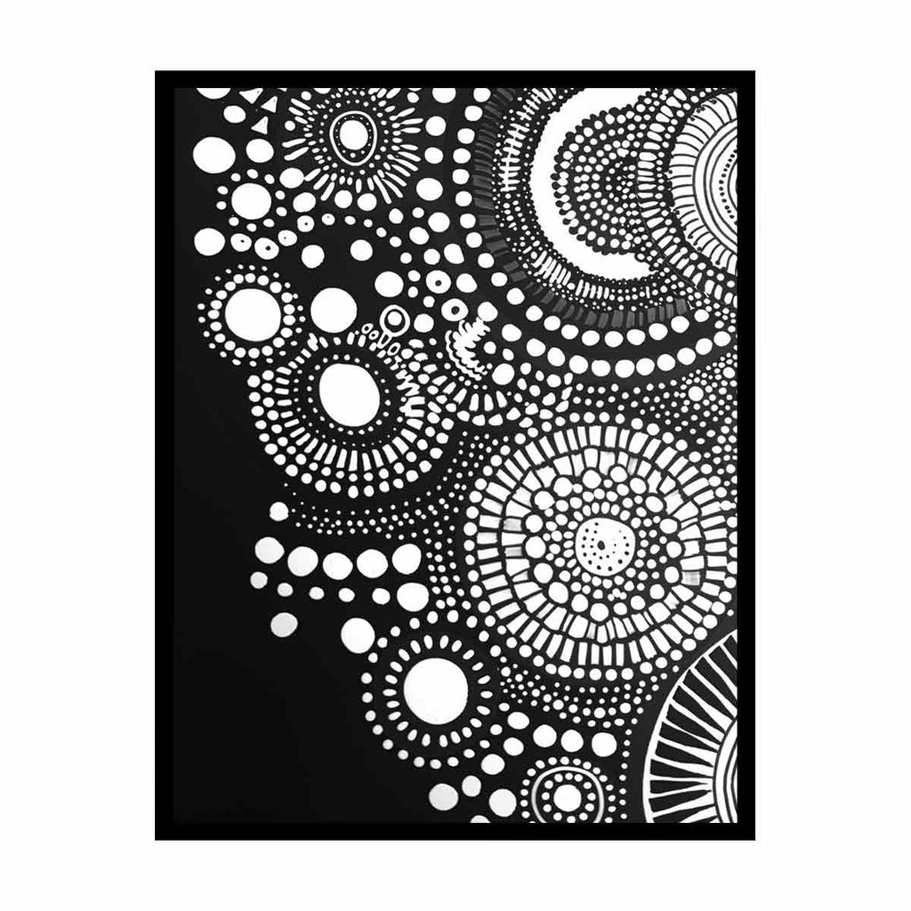 Dot Art  Canvas Art Print