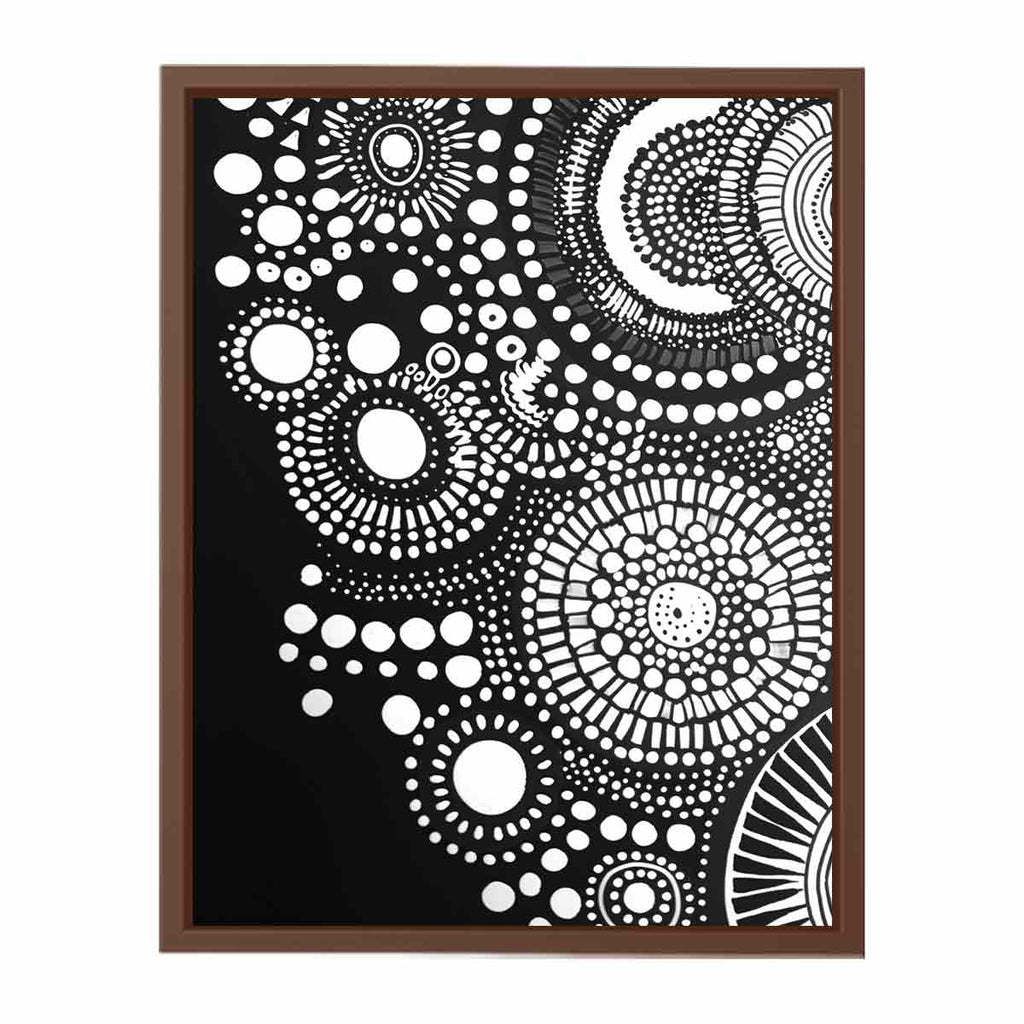 Dot Art  Canvas Art Print