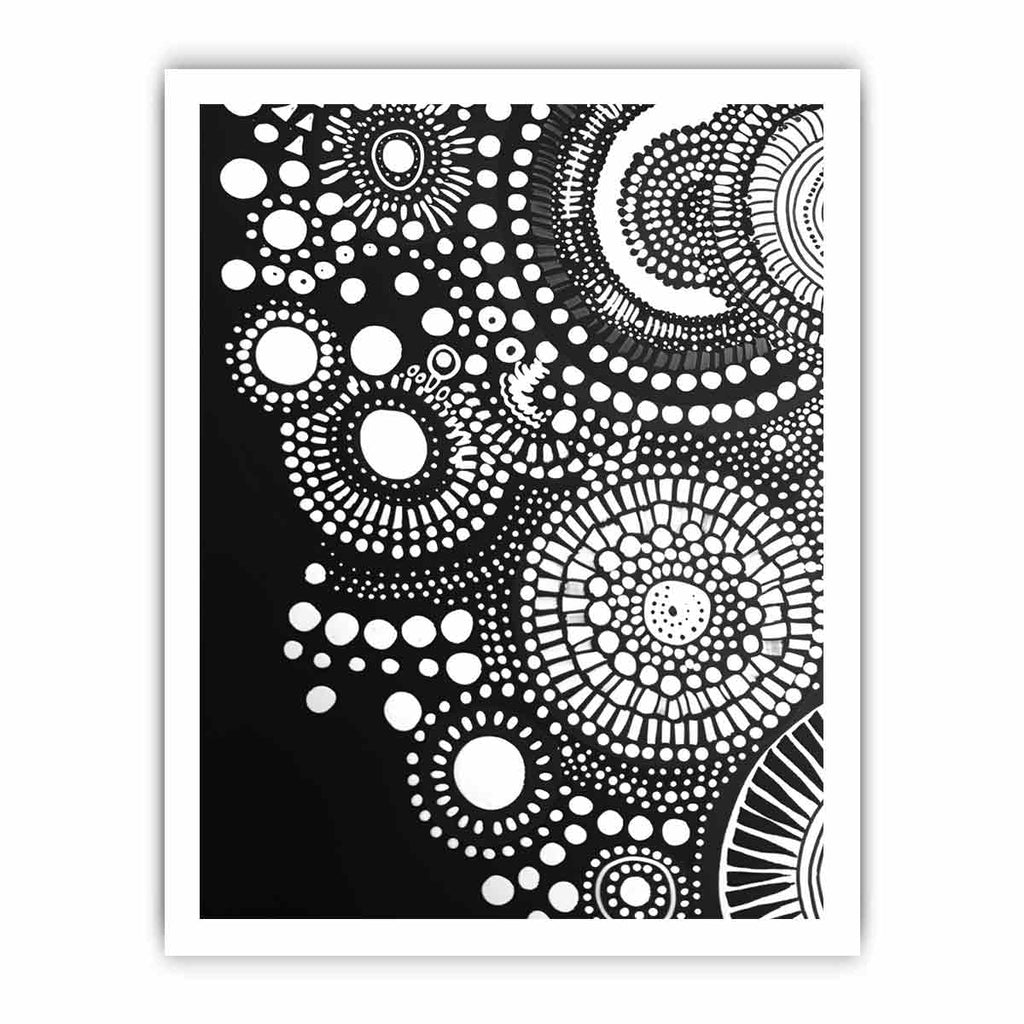 Dot Art  Canvas Art Print