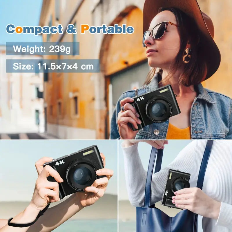 NNETM 4K Digital Camera: Capture Every Detail in Stunning Clarity