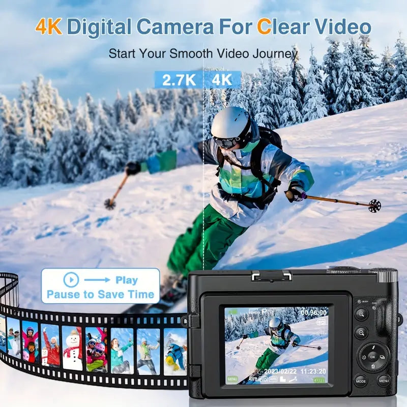 NNETM 4K Digital Camera: Capture Every Detail in Stunning Clarity