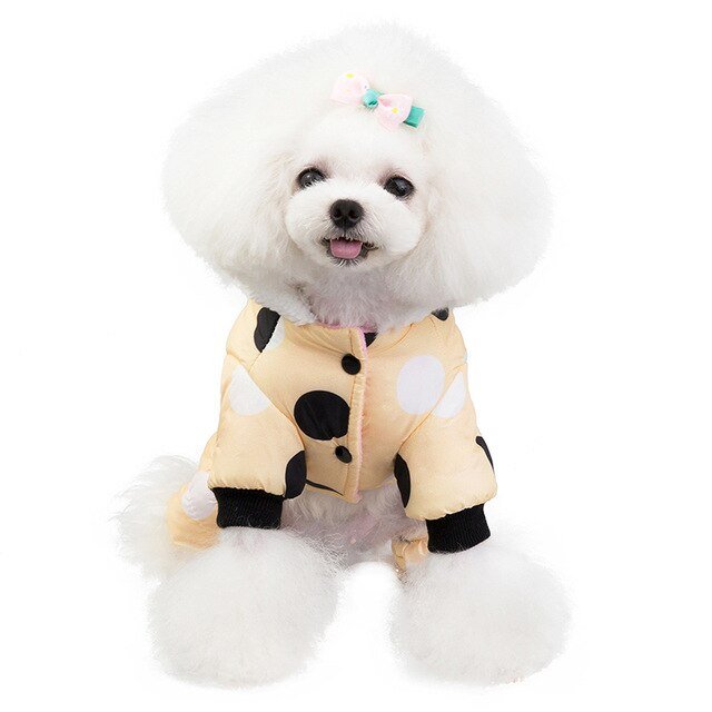Dog Clothes Winter Pet Padded Vest Thickened Warm Jacket Costume Soft Pet Coat for Small Medium Dogs Cats Pets Outdoor Supplies