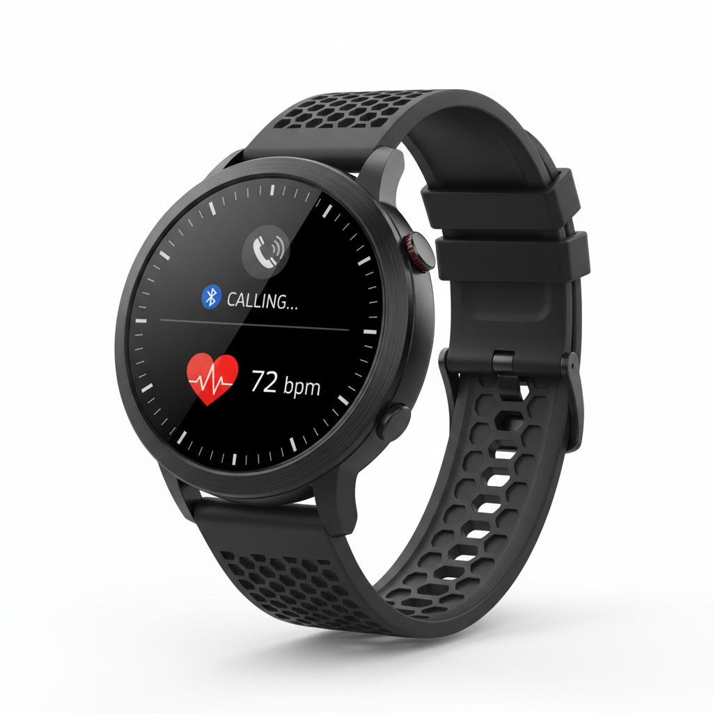 S9 Max Smart Watch – Bluetooth Calling, Heart Rate & Blood Pressure Monitor