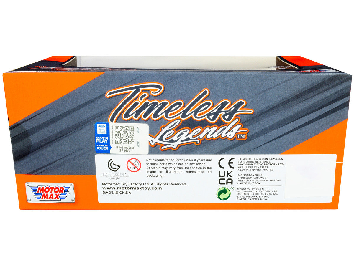 1972 Ford F-100 Pickup Truck Blue "Timeless Legends" Series 1/24 Diecast Model Car by Motormax