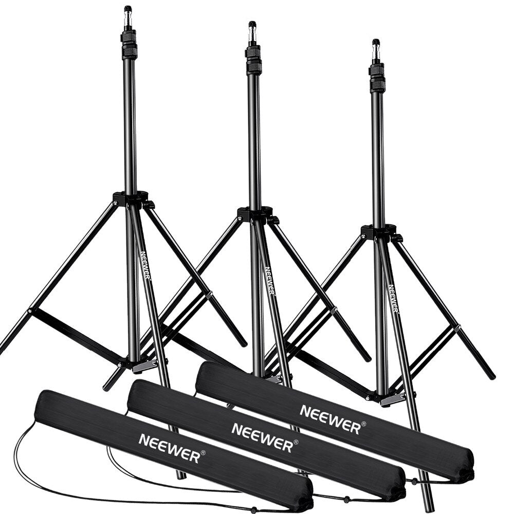 28-83 inches/72-210 centimeters Adjustable Aluminum Alloy Light Stand with Durable Carrying Case for Video Portrait Photo