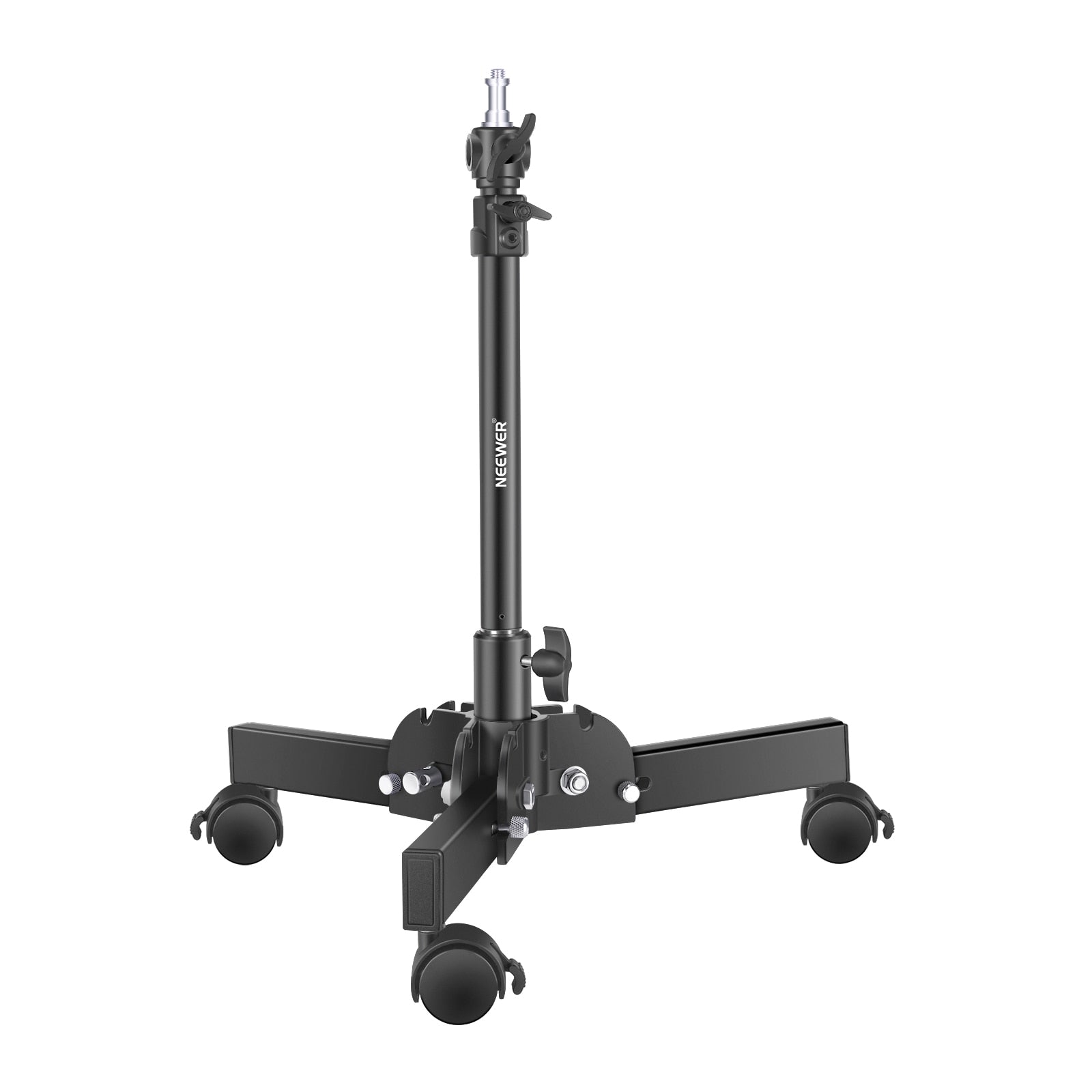 Heavy Duty Light Stand with Caster,0.72m Tripod Stand, Photography Wheeled Base Stand for Photo Sutido Softbox, Monolight