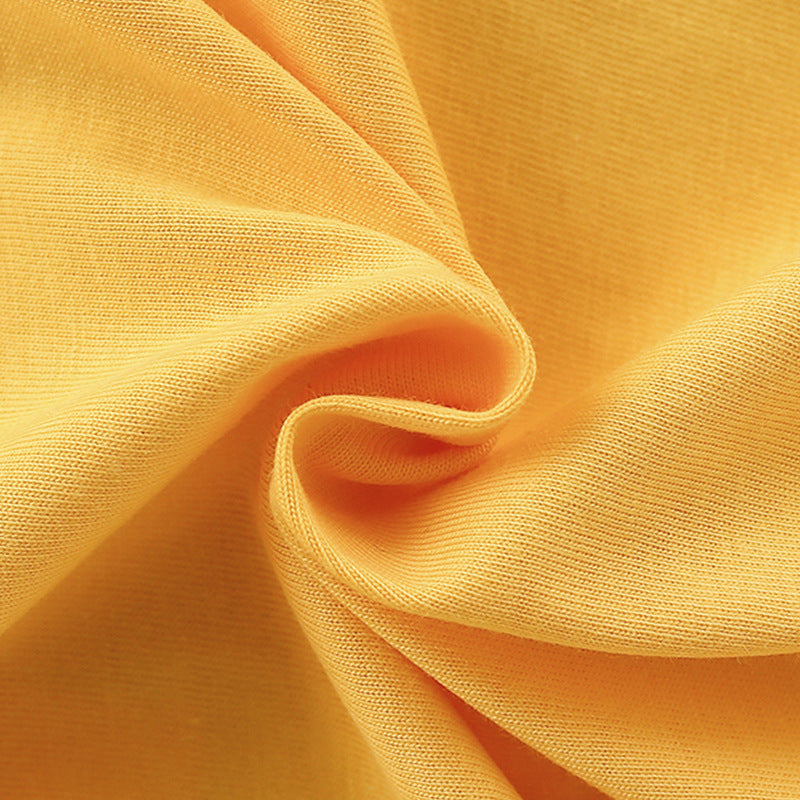 Summer Arrival Boys’ Train Cartoon Pattern T-shirt in European and American Style