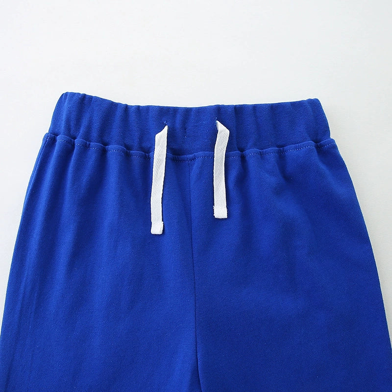 Summer Baby Kids Cartoon Excavator and Animals Pattern T-shirt and Shorts Clothing Set for Boys