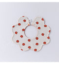 Adorable Simple Pattern Cotton Snap-on Flowers Shaped Bib