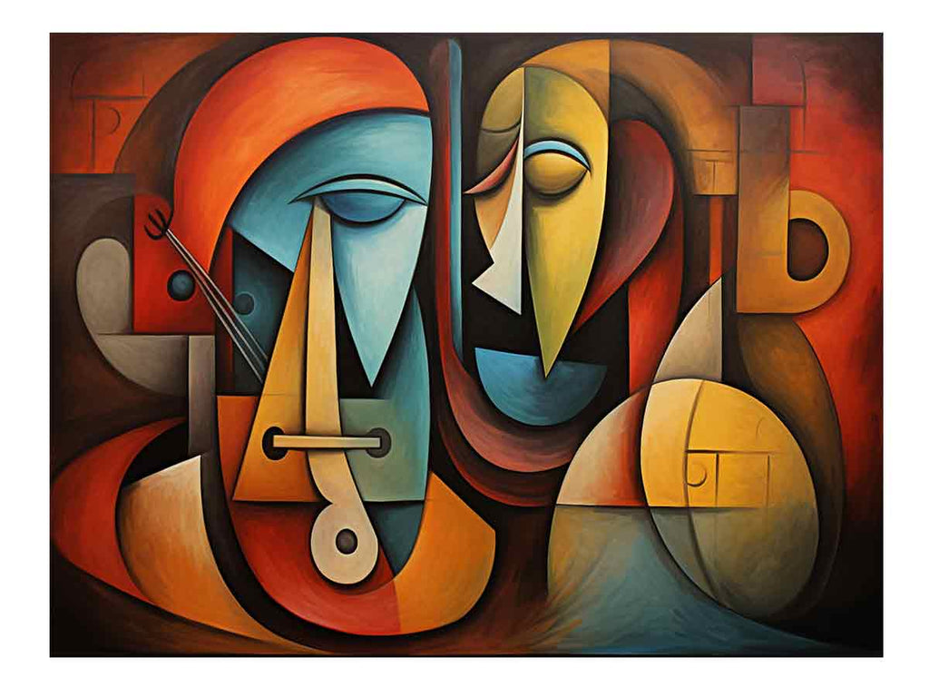 Cubism Art  Canvas Art Print
