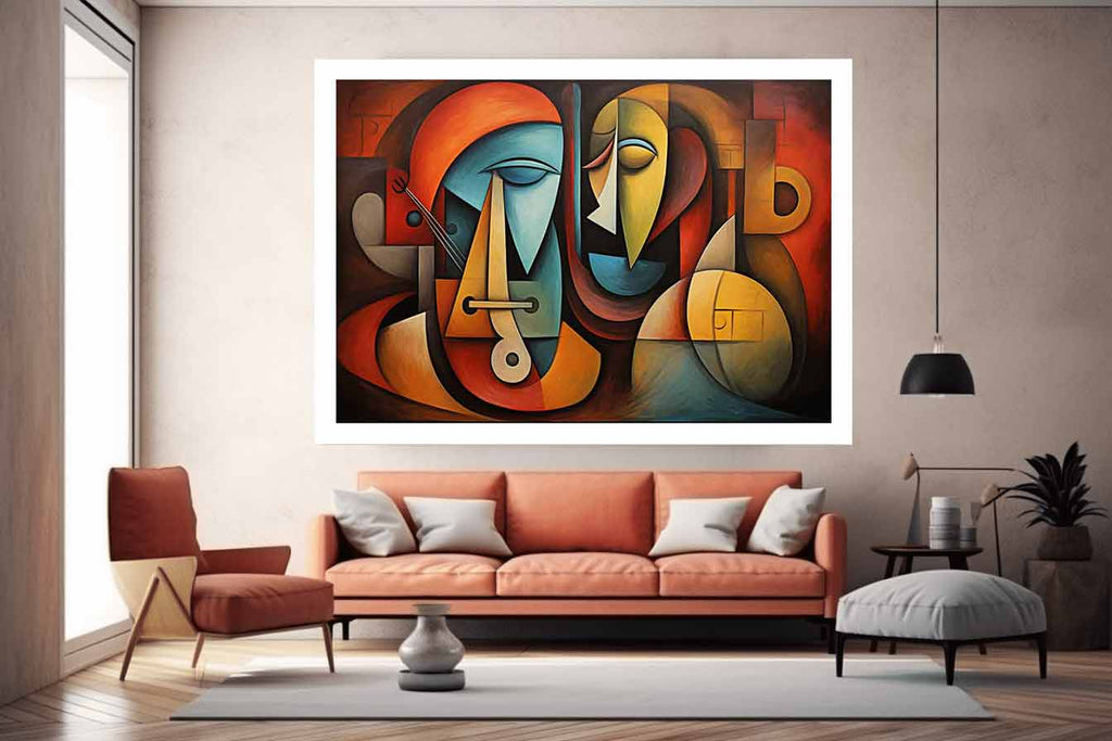 Cubism Art  Canvas Art Print