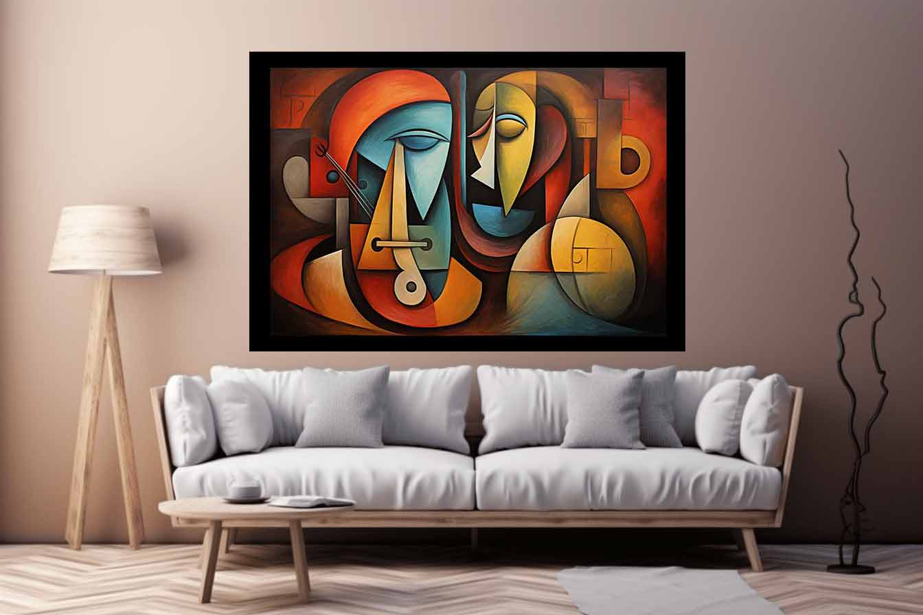 Cubism Art  Canvas Art Print
