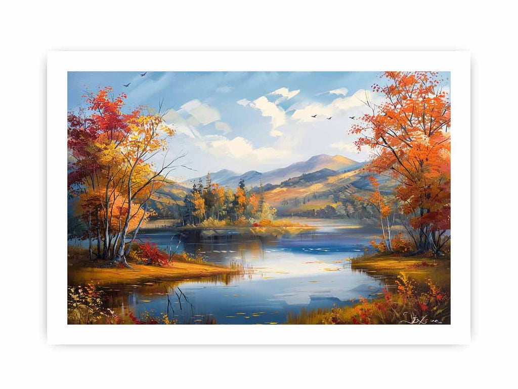 Landscape Canvas Painting for Bedroom